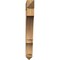 Ekena Millwork Balboa Arts & Crafts Rough Sawn Bracket, Western Red Cedar, 4"W x 30"D x 34"H BKT04X30X34BOA03RWR - alternate 4